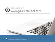 Tablet Screenshot of galiciaorixinal.com